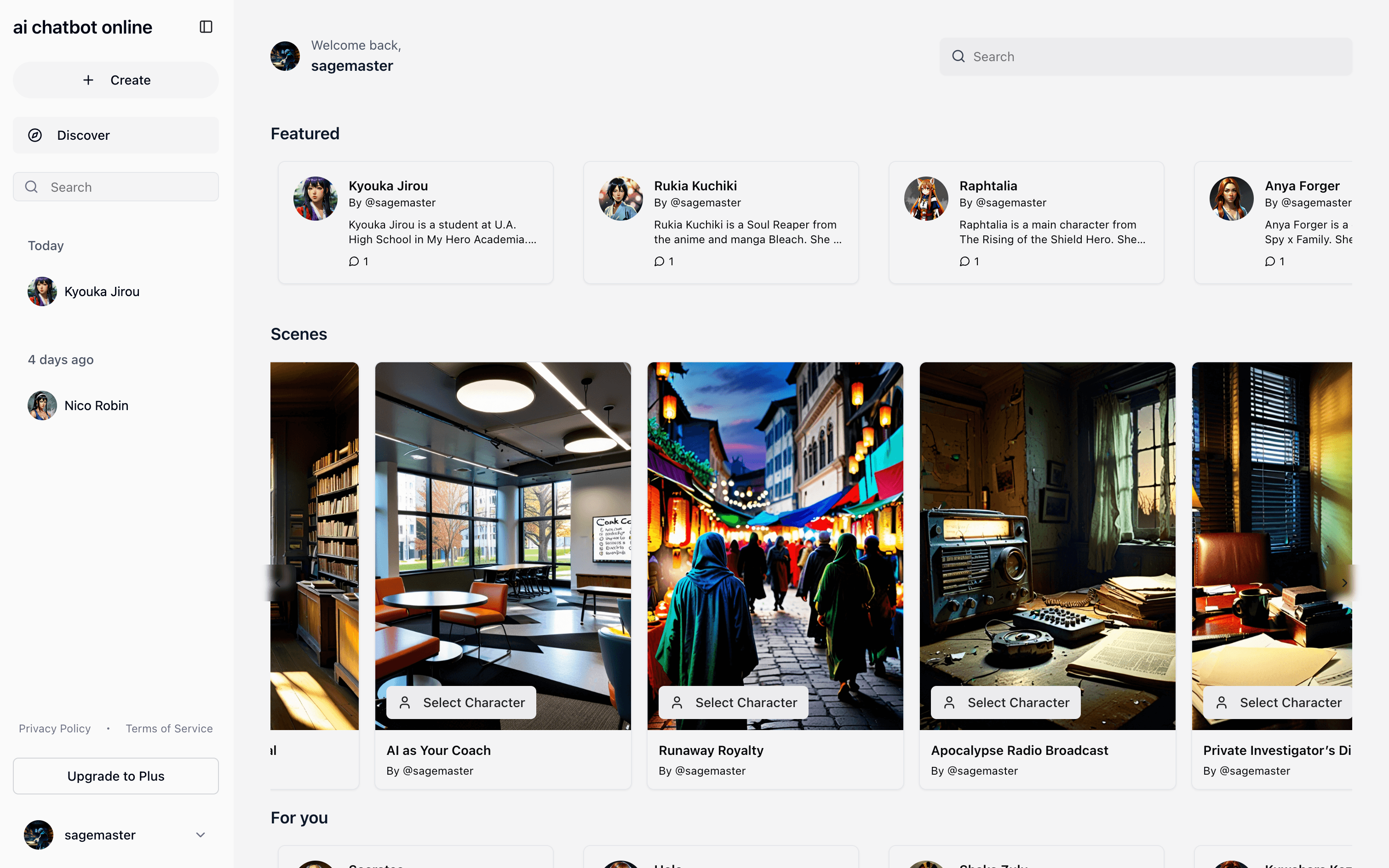 AI Chatbot Online – Chat with Millions of AI Chatbots logo