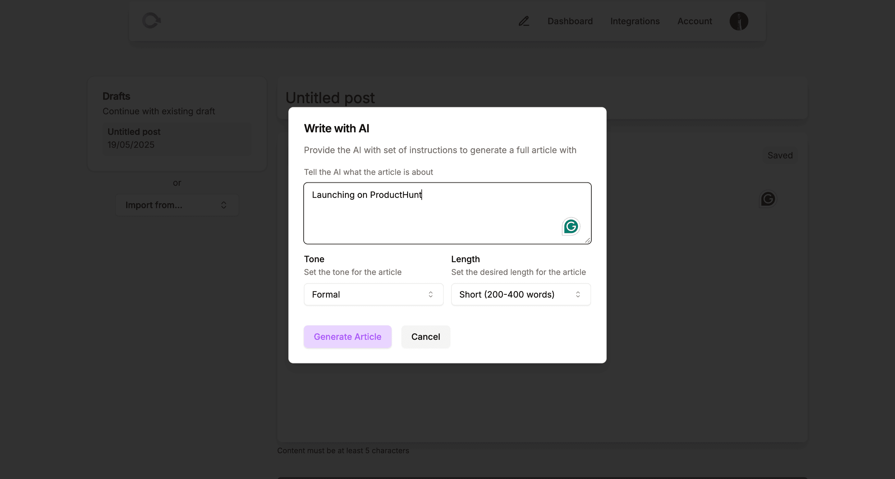 Product screenshot 2
