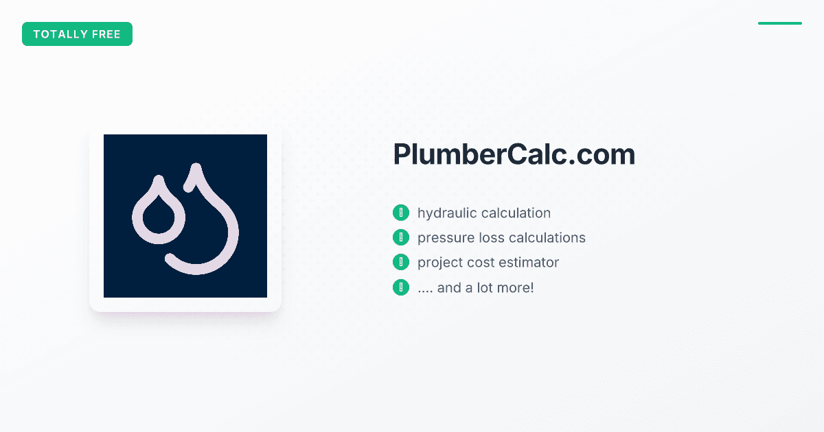 Pipe Sizing & Plumbing Calculators | Free Engineering Tools logo