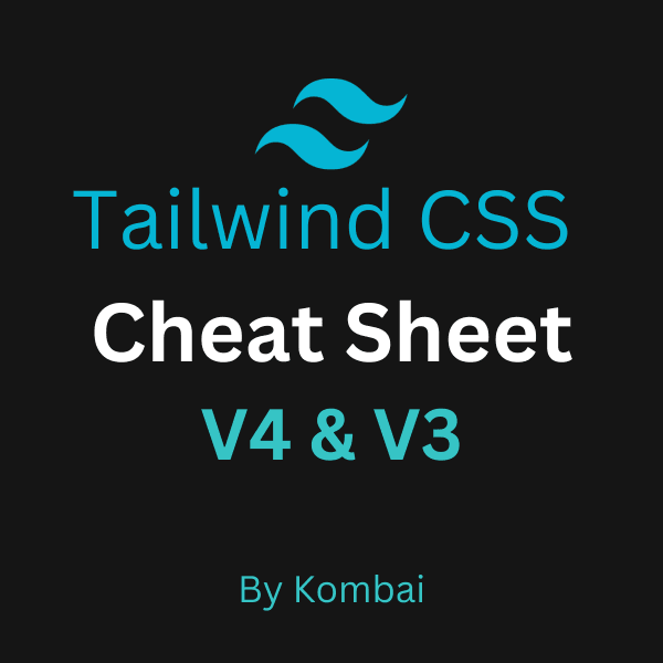 Tailwind CSS Cheat Sheet V4, V3 logo