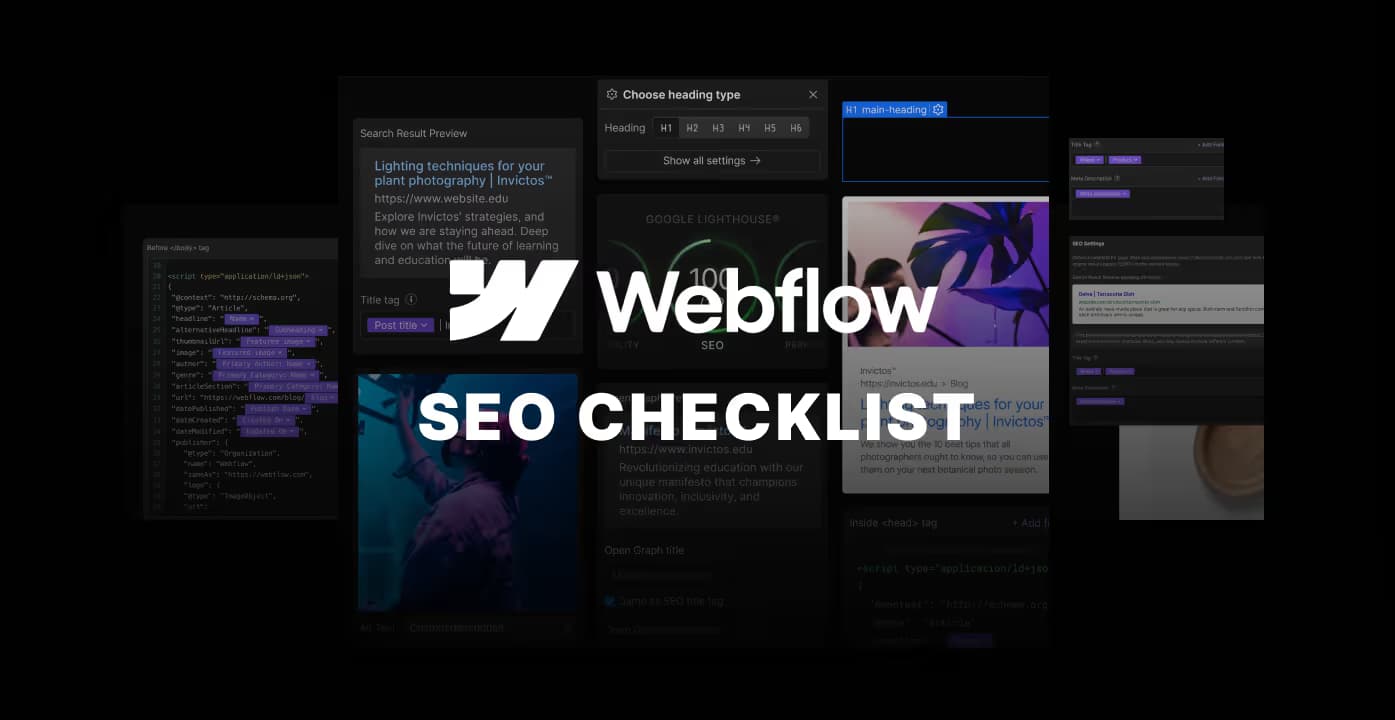 Webflow SEO Checklist logo